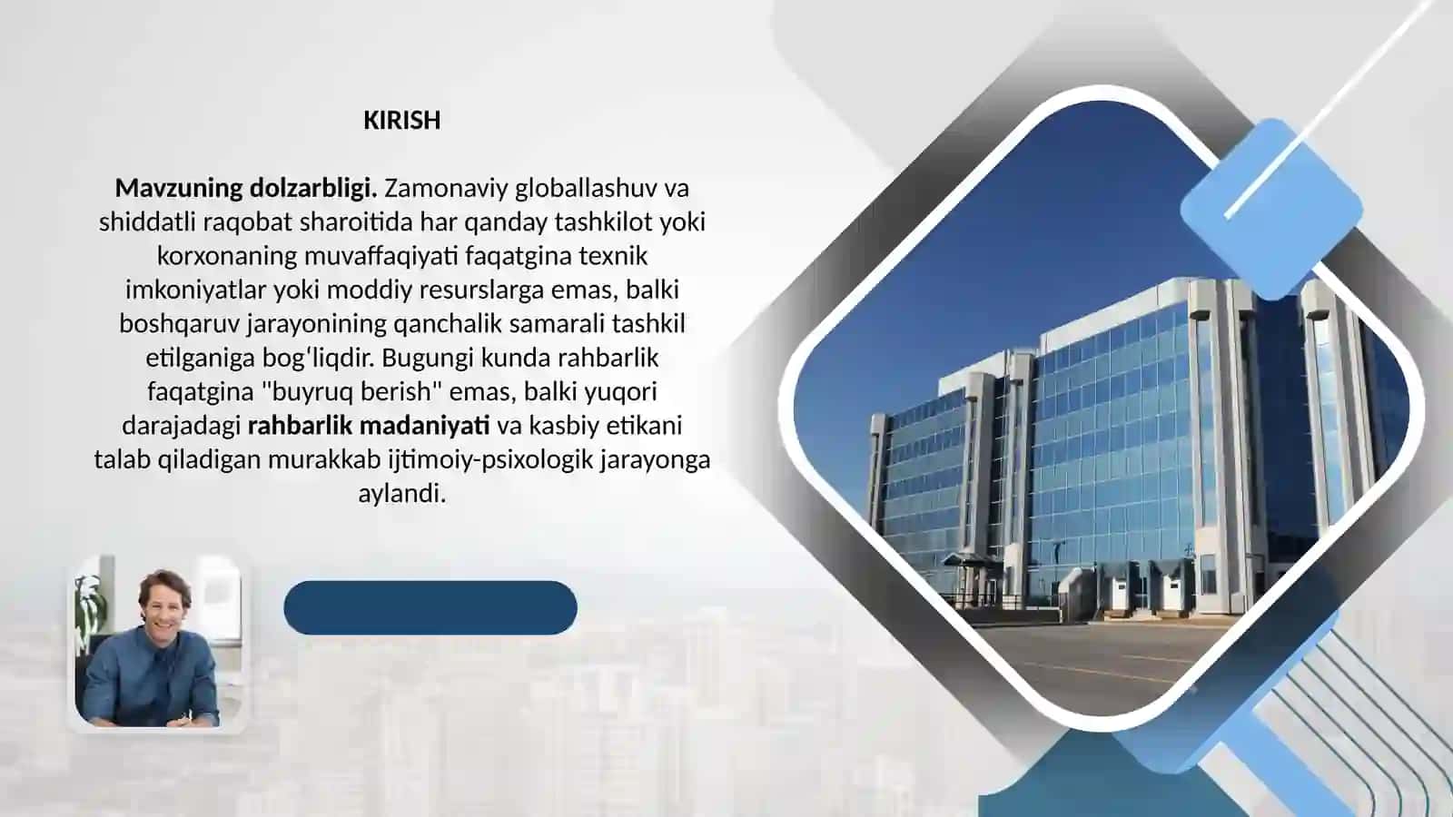 Rahbarlik madaniyatini o'qitish metodikasi 3
