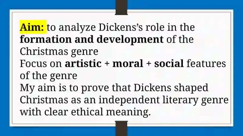 Charles Dickens as a founder of Christmas genre in British literature 3