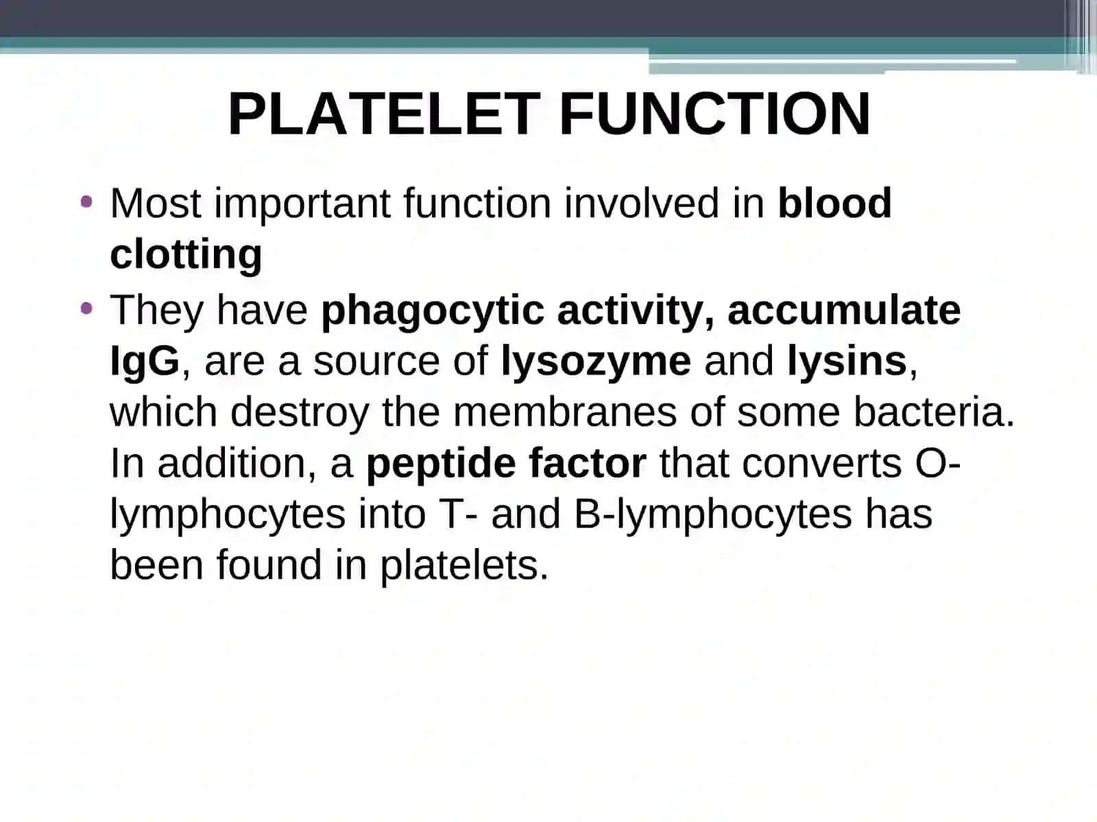 PLATELETS or TROMBOCYTE 3