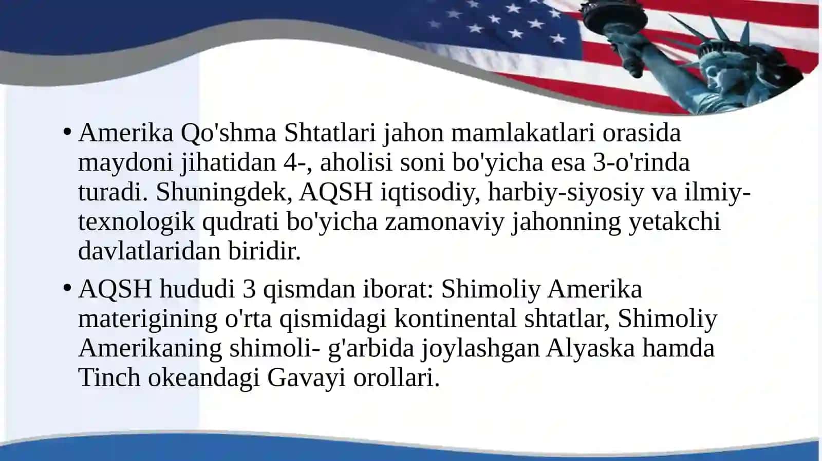 Amerika Qo‘shma Shtatlari 3