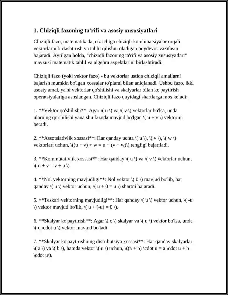 CHIZIQLI FAZO 3