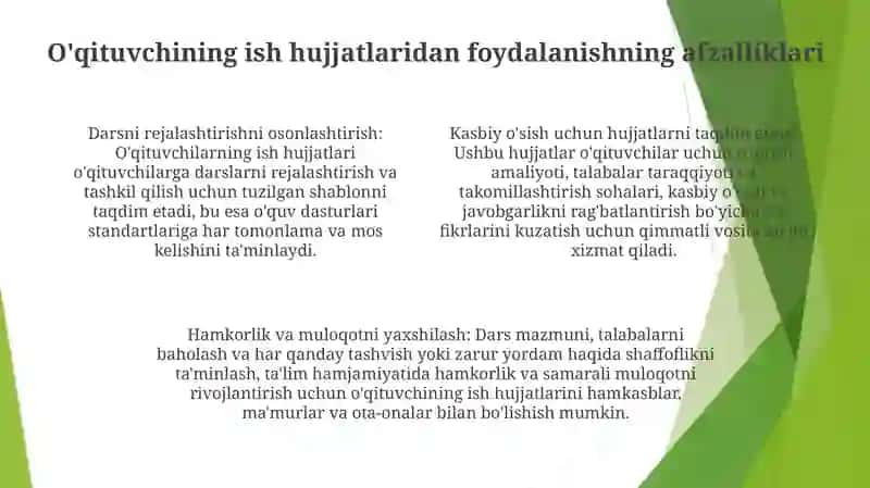 Pedagog IsH Hujjatlari 3