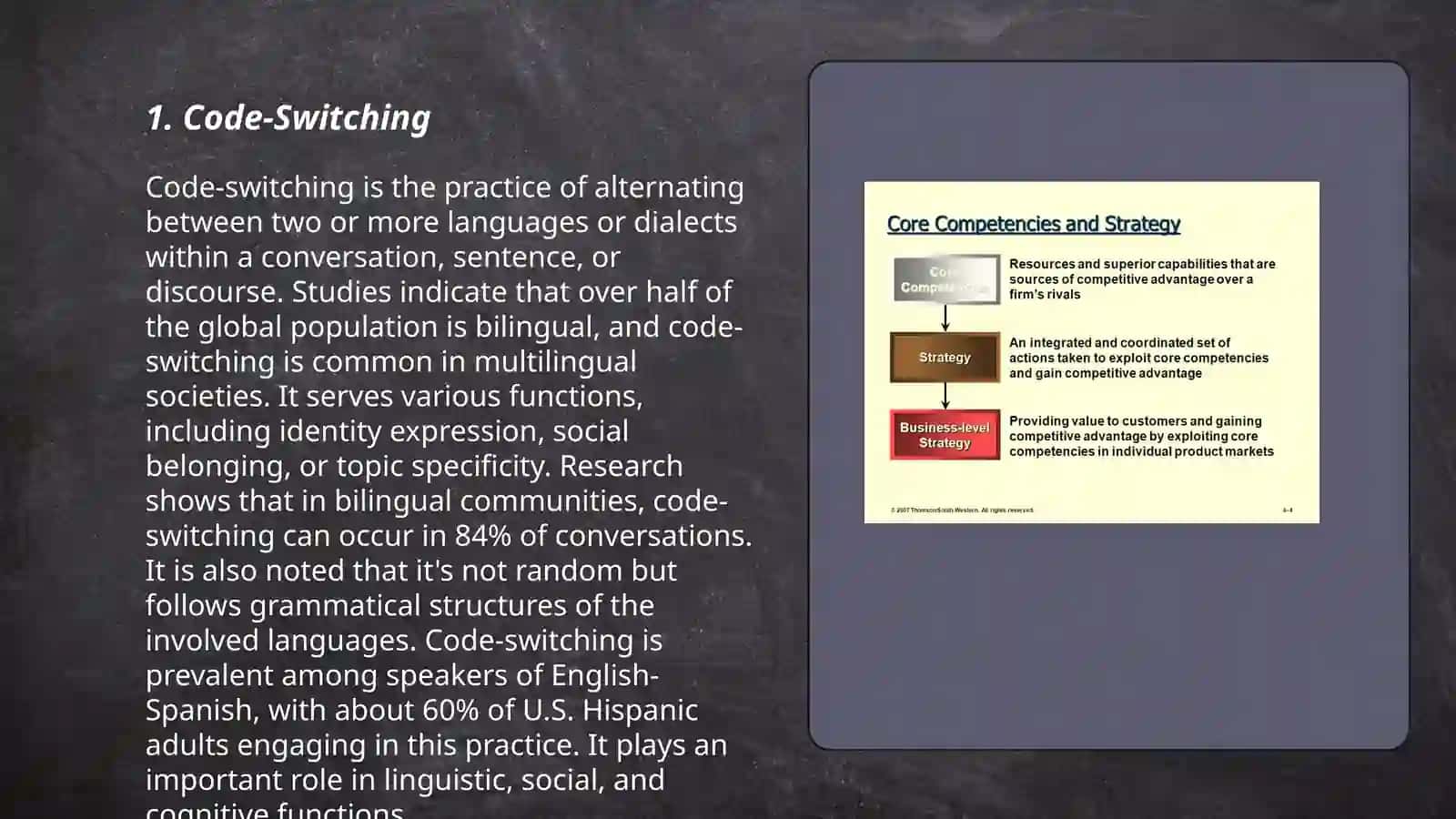 Sociolinguistic and strategic competence 3