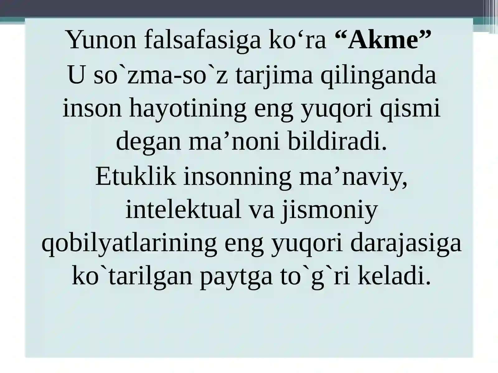 Yetuklik davrining psixologik xususiyatlari 3
