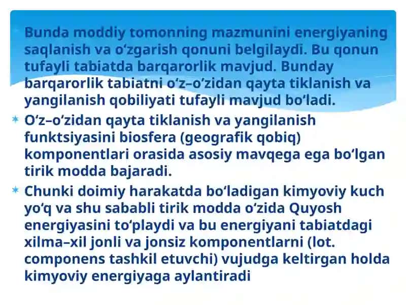 Tabiatdan foydalanishning umumiy qonuniyati 3
