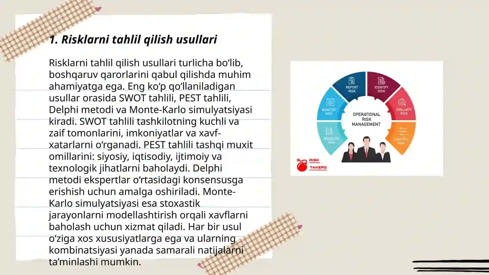 Risklarni Tahlil Qilish Usullari 3