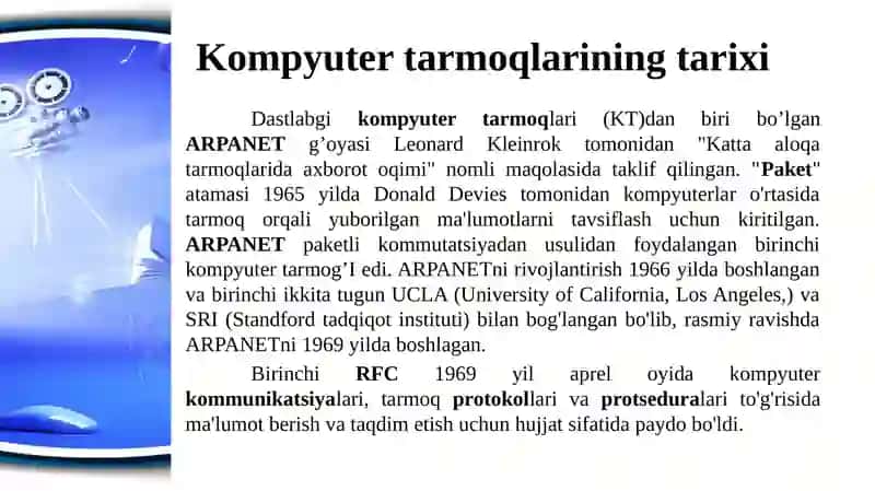 Kompyutertarmoqlariningtarixi 3