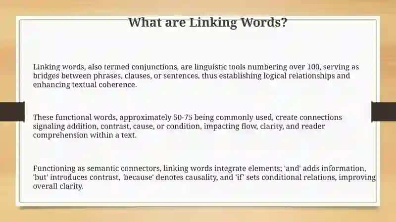 Mastering 'And, But, Because, If': Your Guide to Linking Words 3