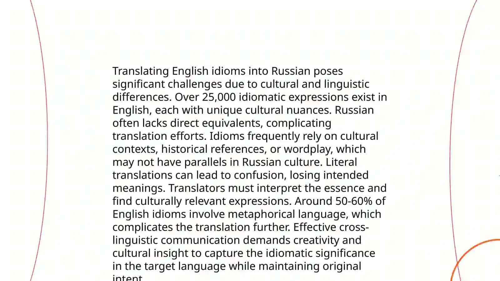 Translating English Idioms into Russian 3