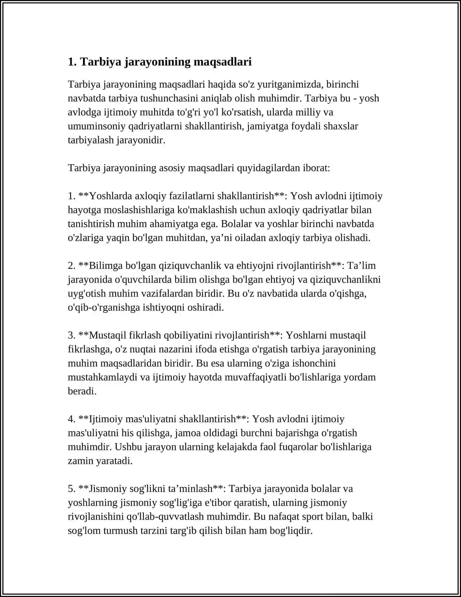 TARBIYA JARAYONI HAQIDA TUSHUNCHA 3