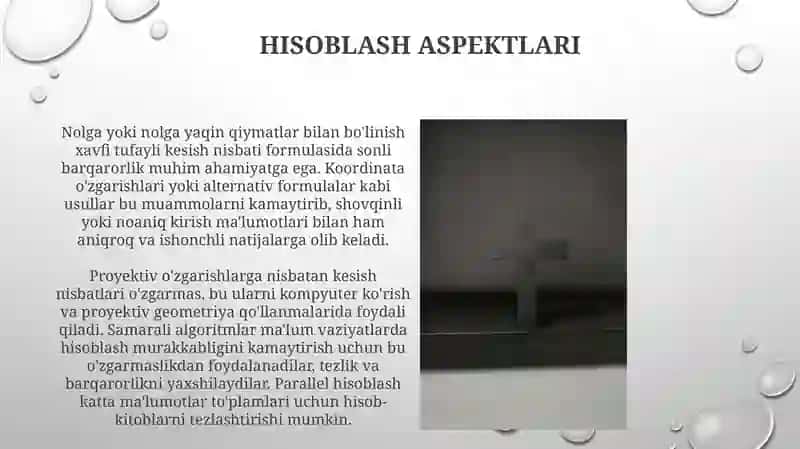 Toʻrtta nuqtaning murakkab nisbati 3