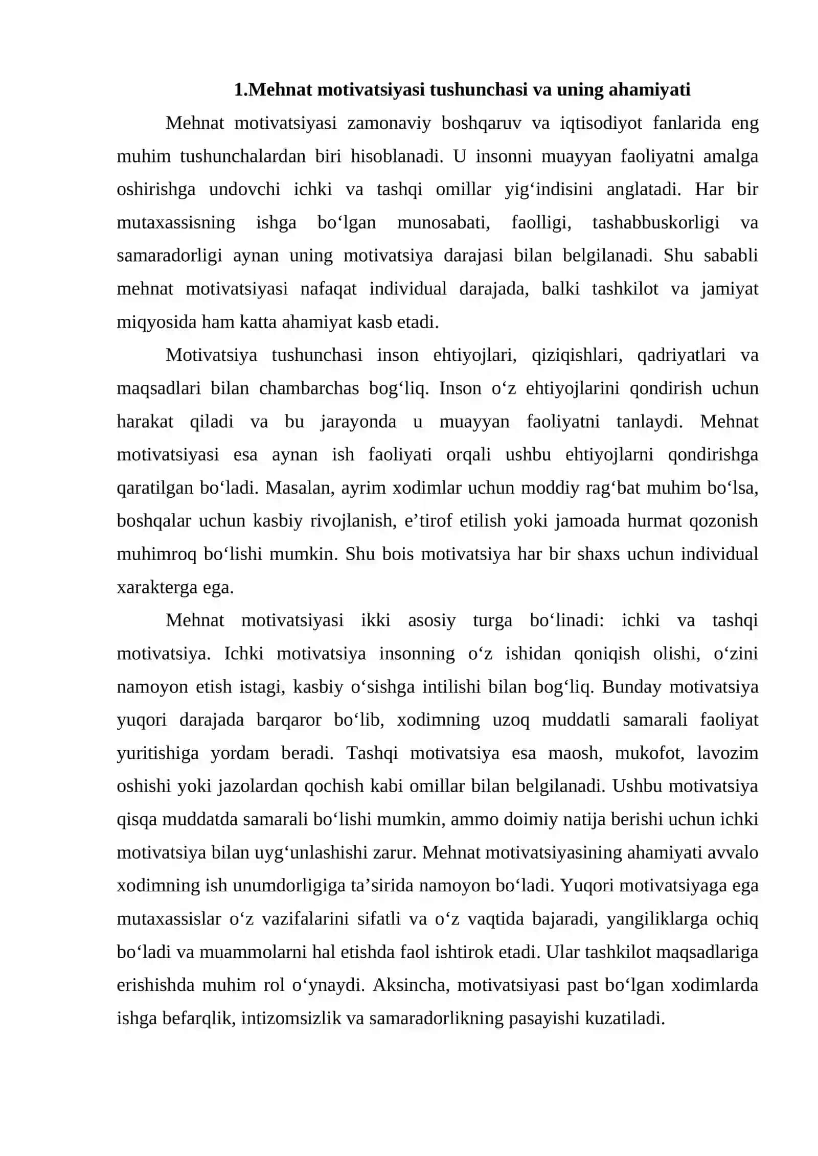Mutaxassislarning mehnat motivatsiyasini oshirish modellari 3