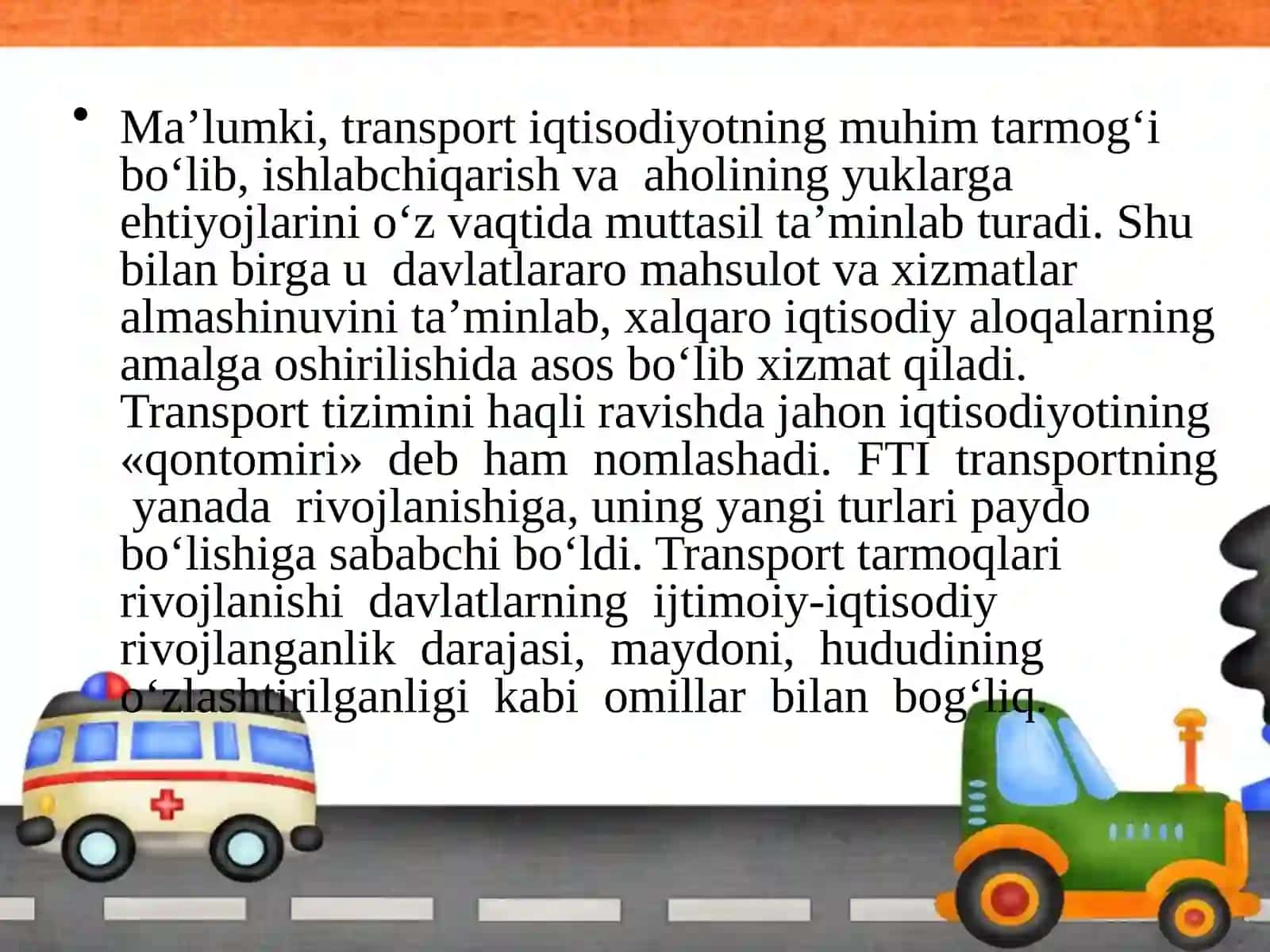Jahon transport geografiyasi 3