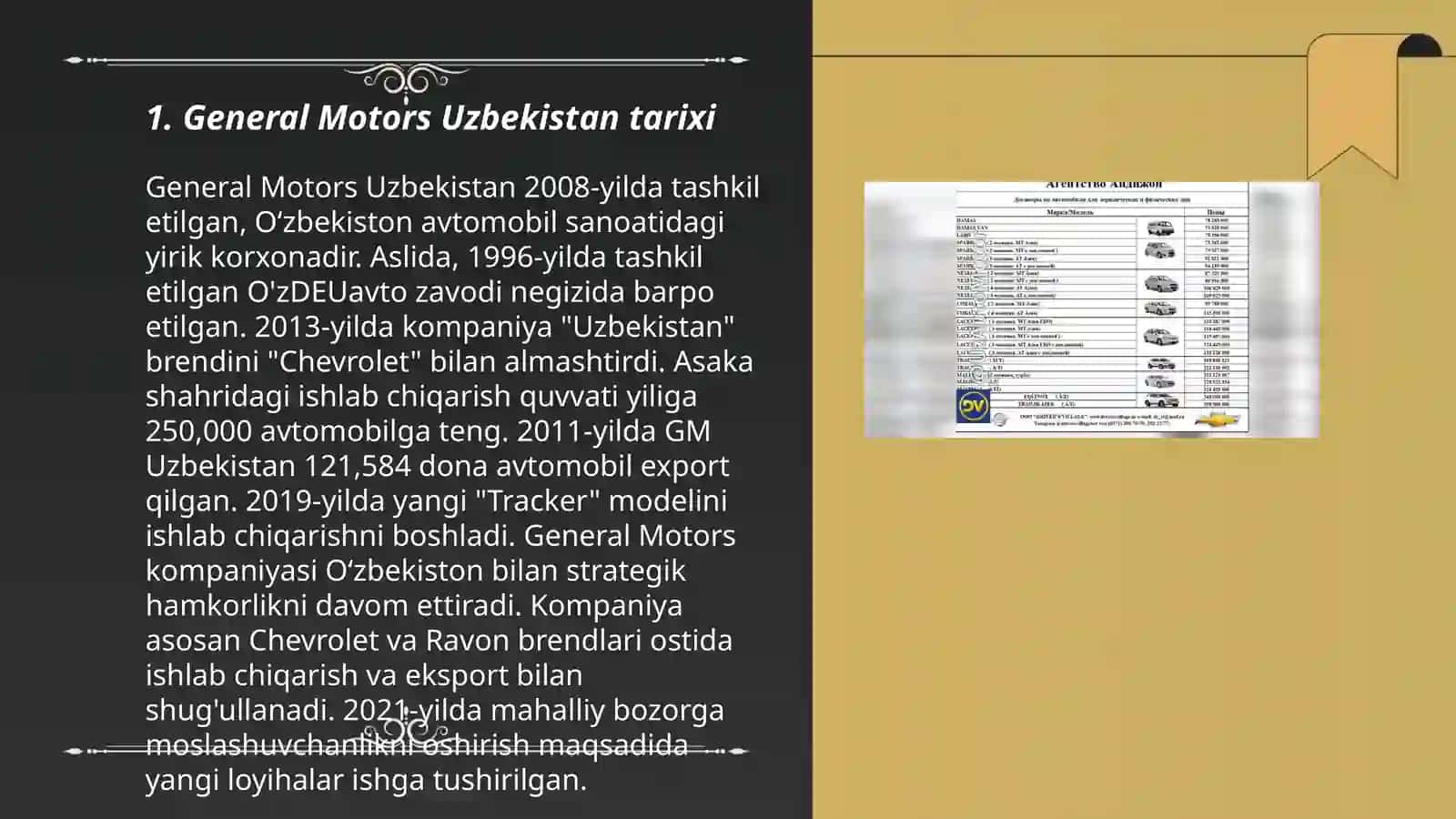 General Motors Uzbekistan 3