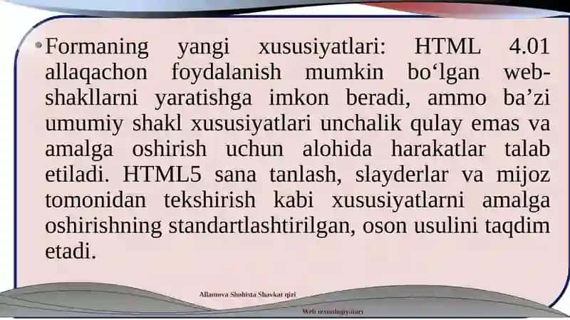Web texnologiyalari 3