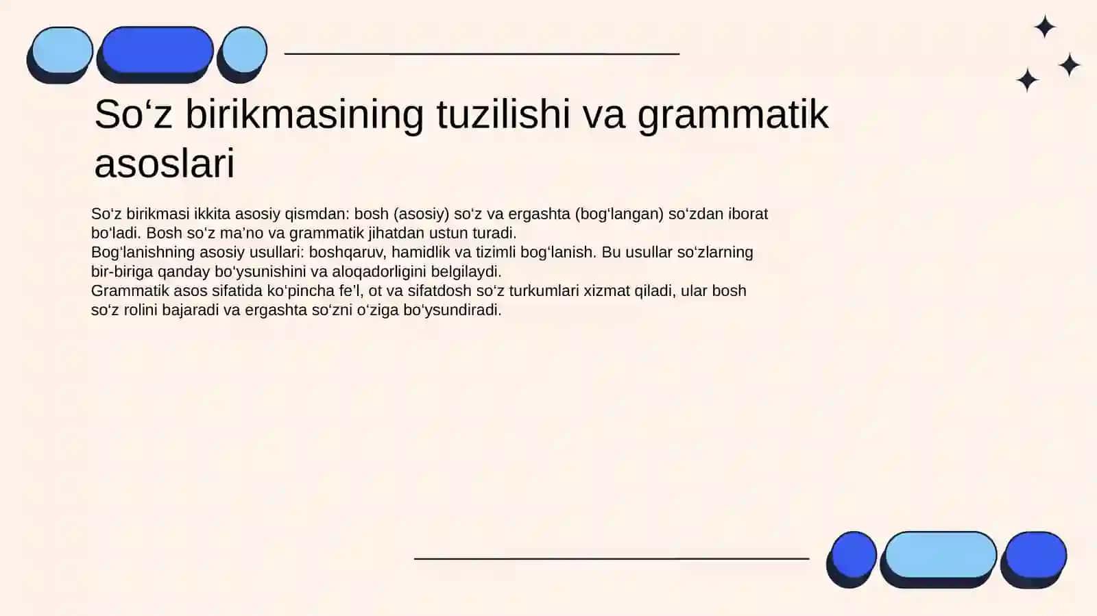 So‘z birikmasi: Ma’no va ahamiyatini anglash. 3