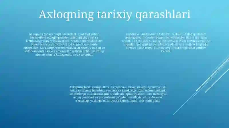 Axloqning Tarkibi Va Funksiyalari 3