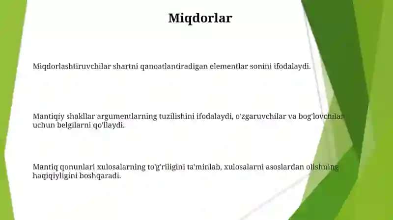 Tafakkurning mantiqiy shakllari va qonunlari 3