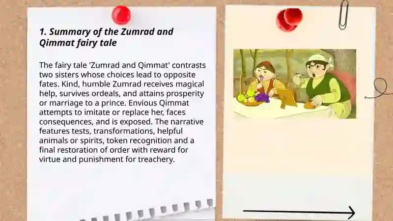 Zumrad and Qimmat fairy tale 3
