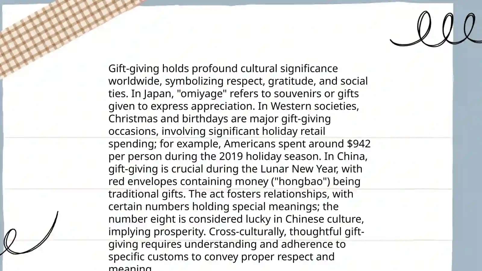 Cultural Significance of Gift-Giving 3