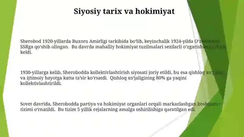 Sherobod Tarixi 3
