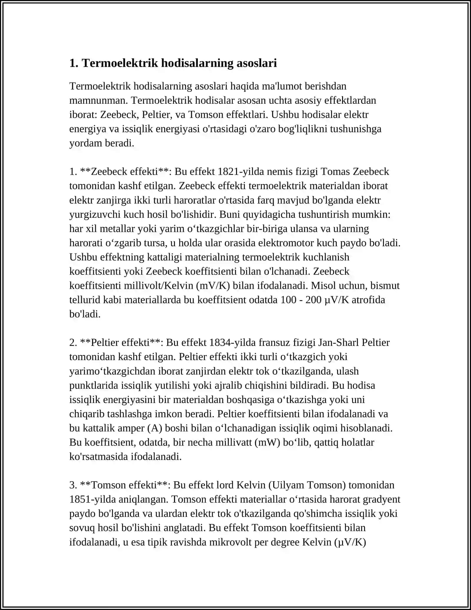 TERMOELEKTRIK HODISALAR 3