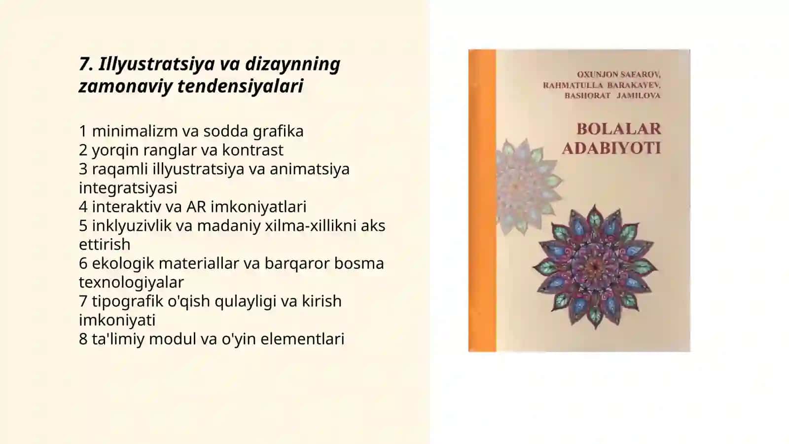 Hozirgi davrda bolalar adabiyoti 3