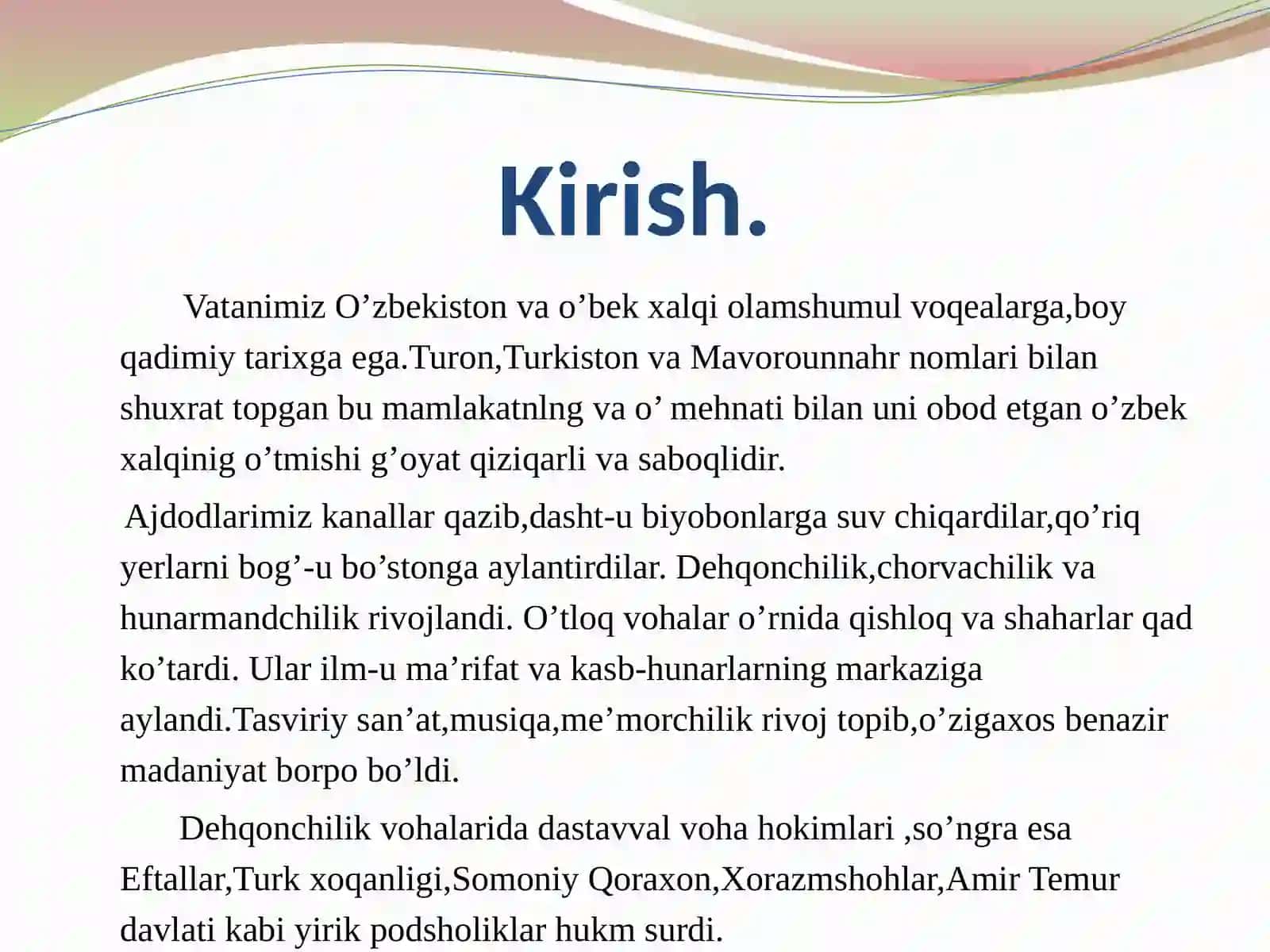 Temuriylar saltanatining inqirozga yuz tutishi 3