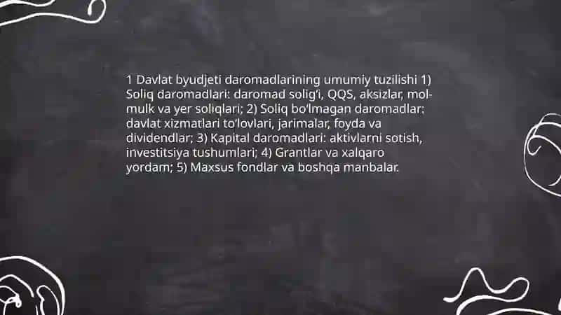Davlat byudjeti daromadlari tarkibi 3