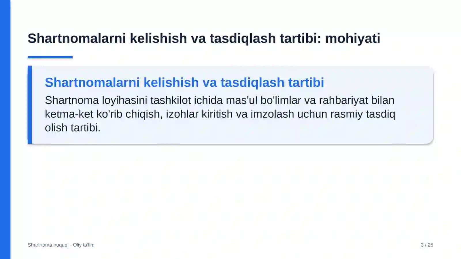 Akusherlik va ginekologiyada shartnomalarni kelishish va tasdiqlash tartibi 3