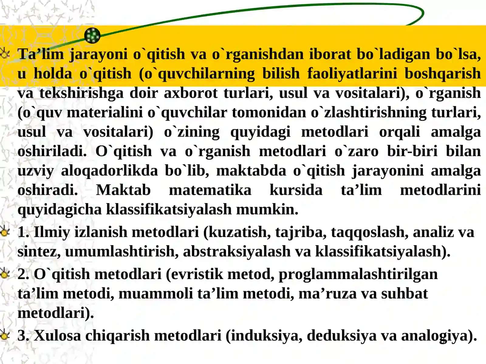 Mаtеmаtikа o`qitishdаgi ilmiy izlаnish mеtоdlаri 3
