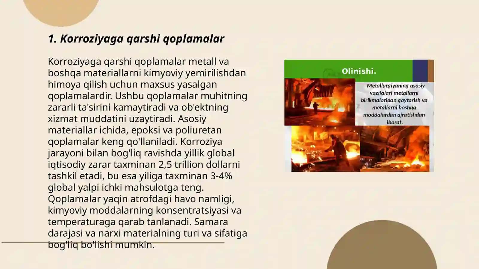 Metallarni korroziyadan himoya qilish usullari.Ingibitorlar 3