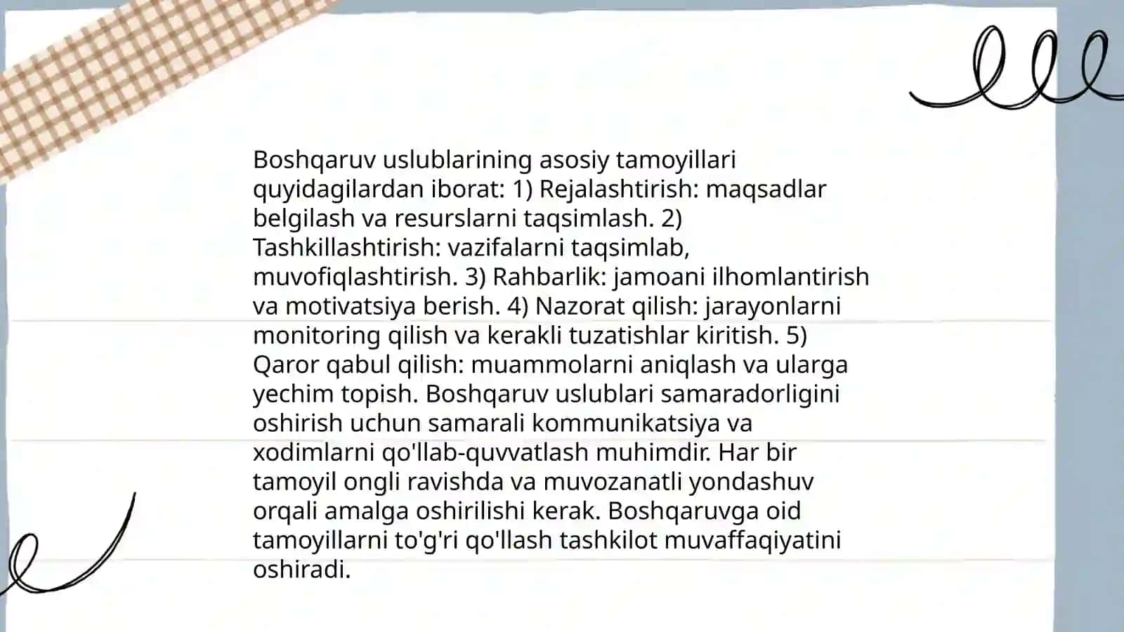Boshqaruv uslublari va sport 3