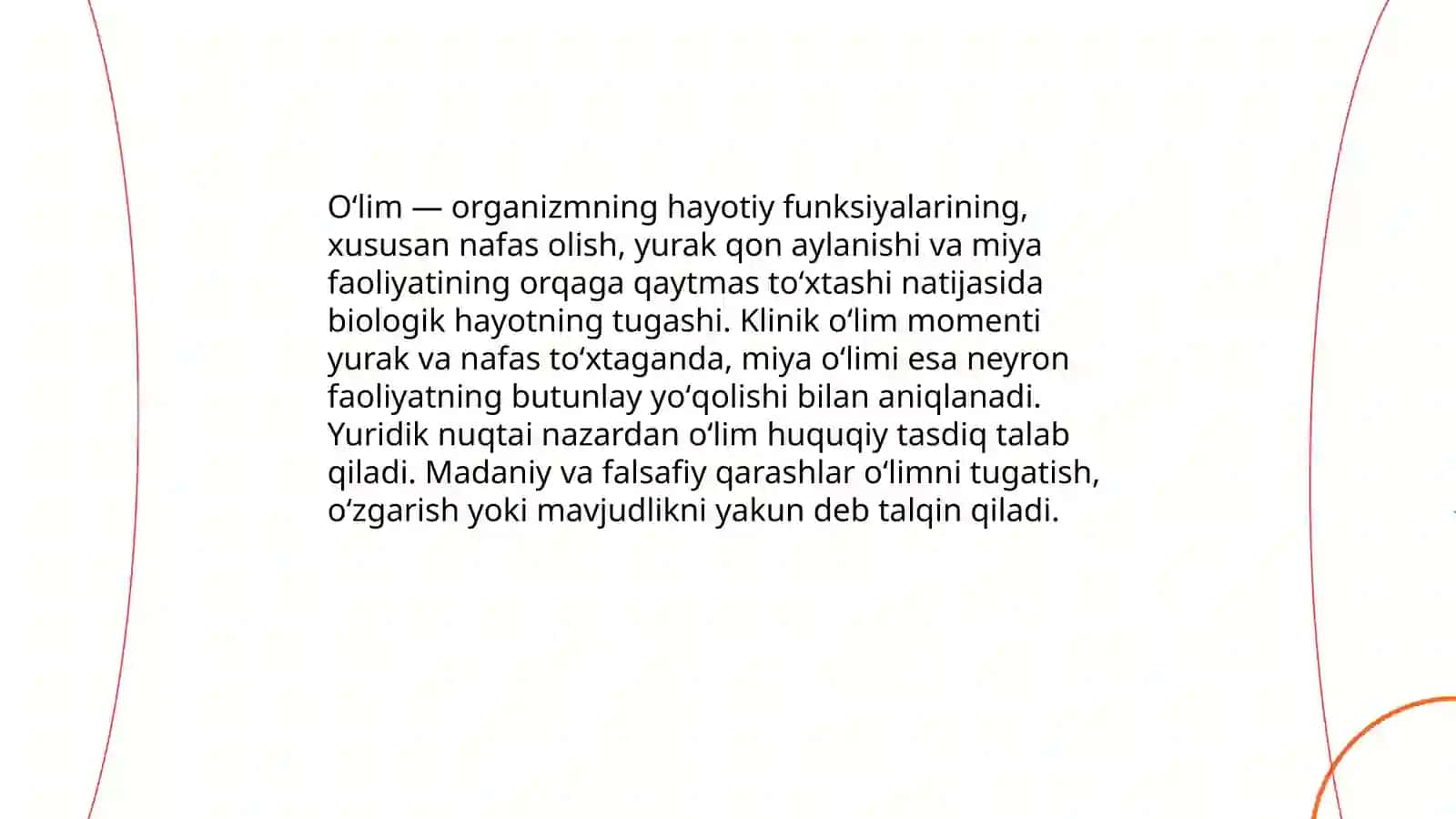 Oʻlim haqida tushuncha 3