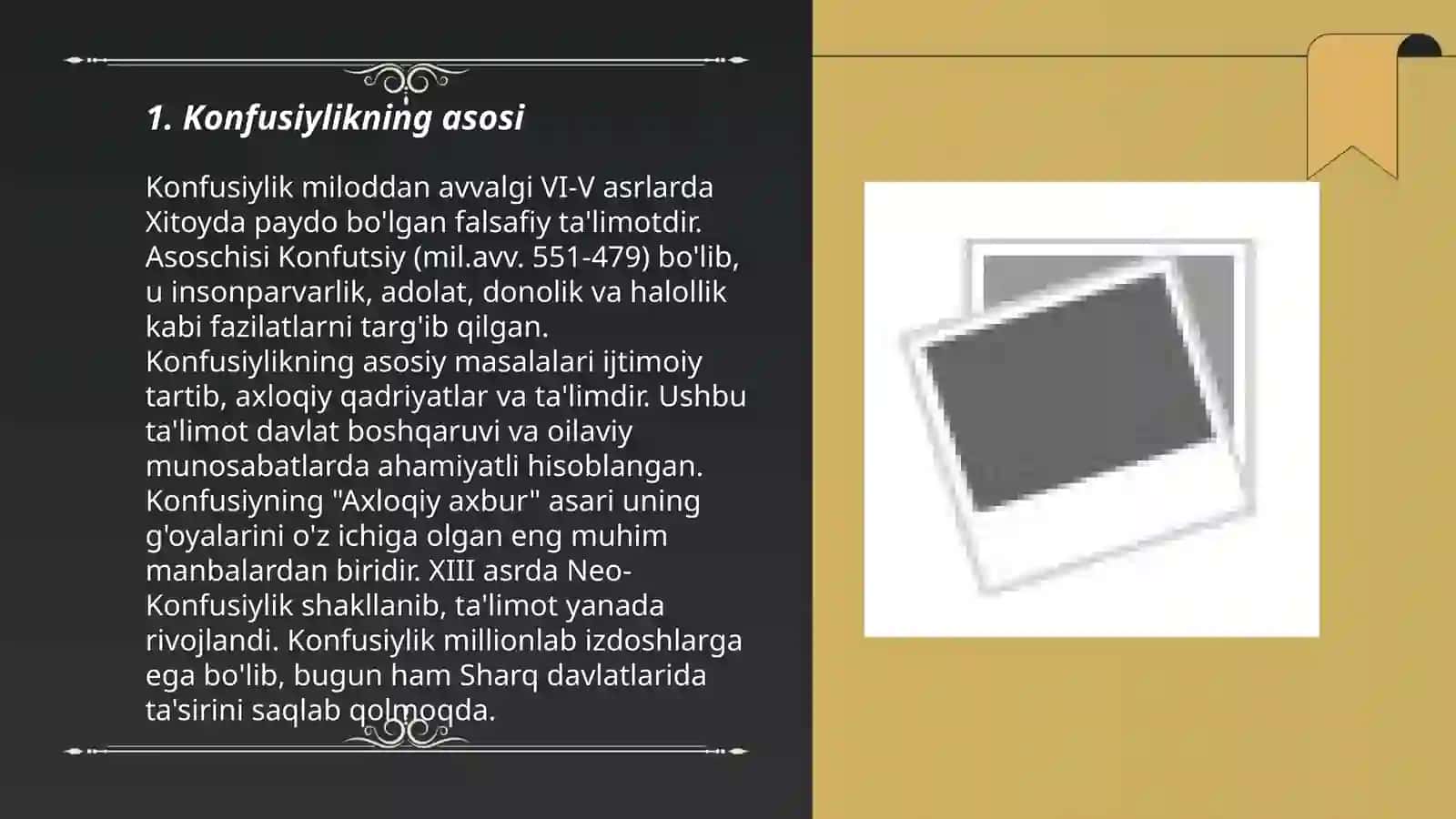 Milliy dinlar Konfusiylik 3