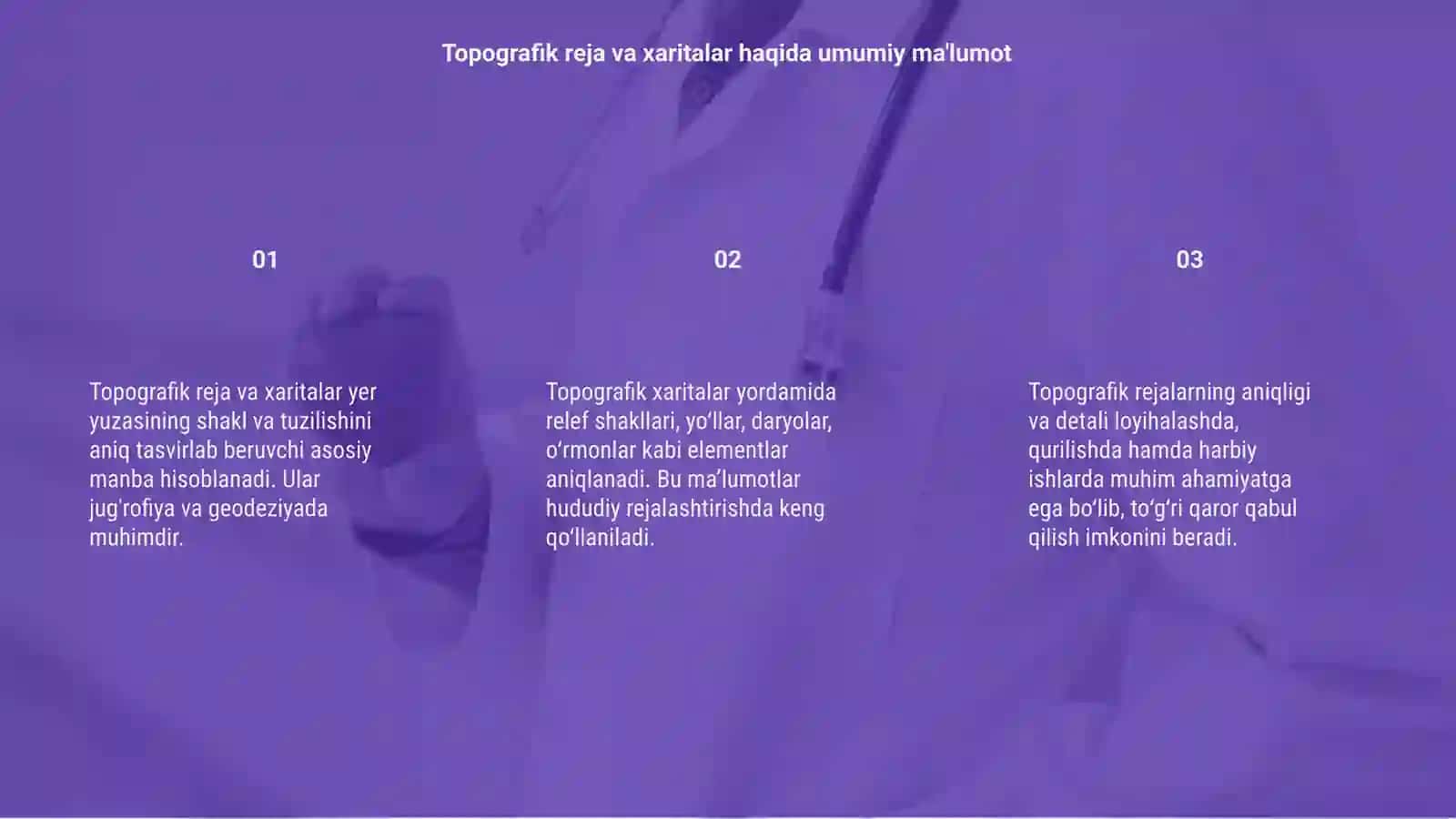 Topografik plan va kartalar 3