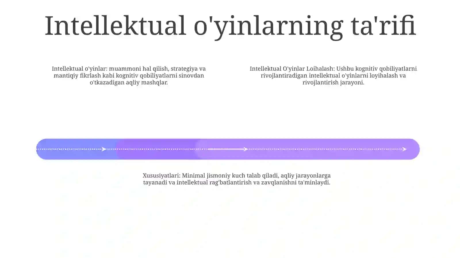 Intelektual O'Yinlar Loihalash 3