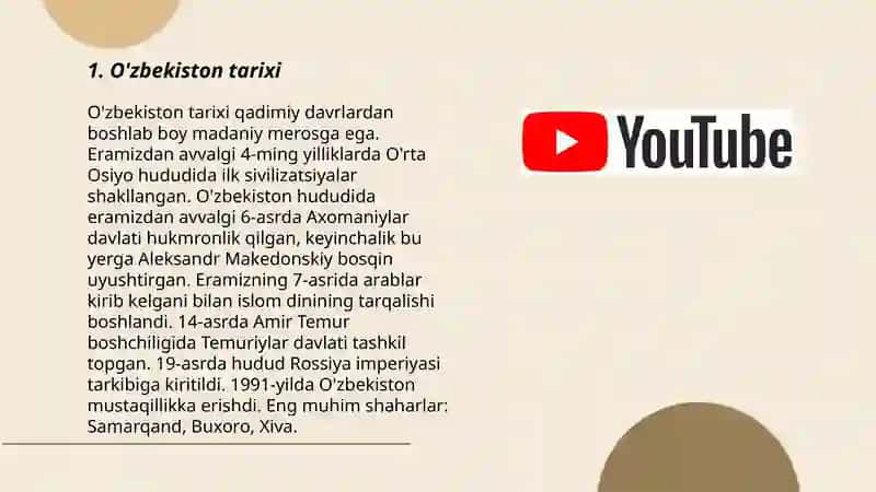 O'zbekiston tarixi 3