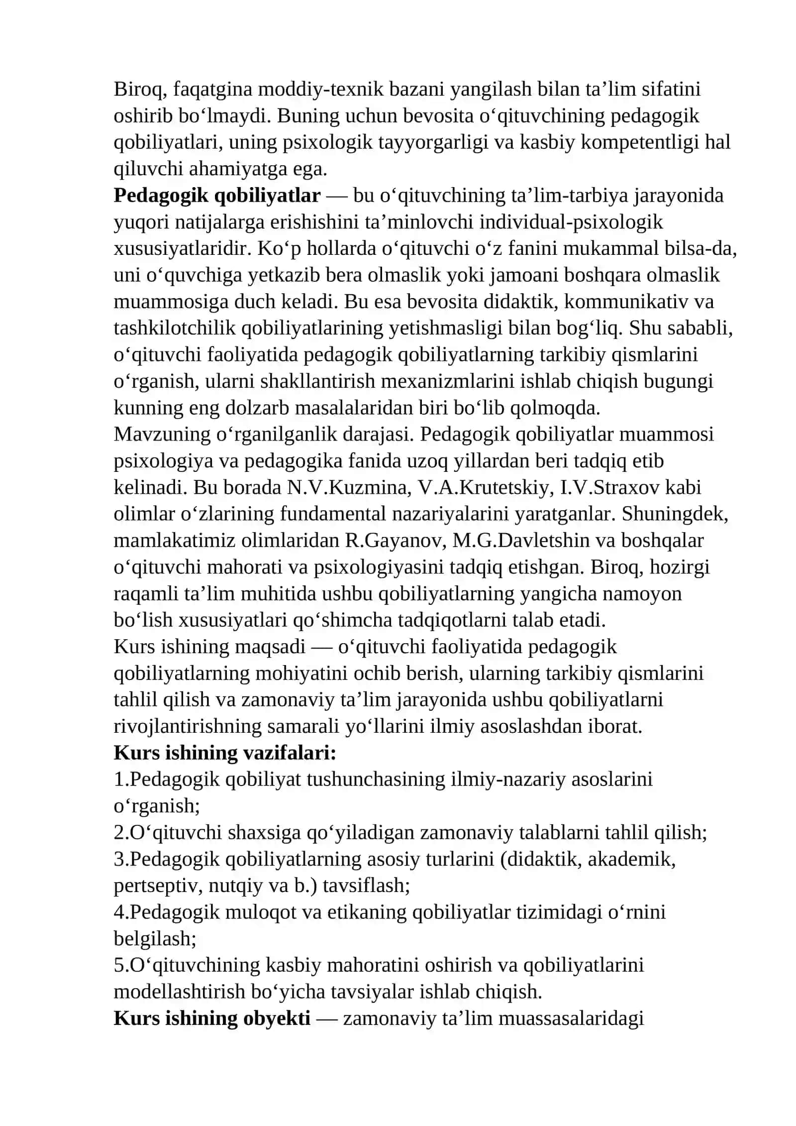 Oʻqituvchi faoliyatida pedagogik qobiliyatlar va ularning turlari 3