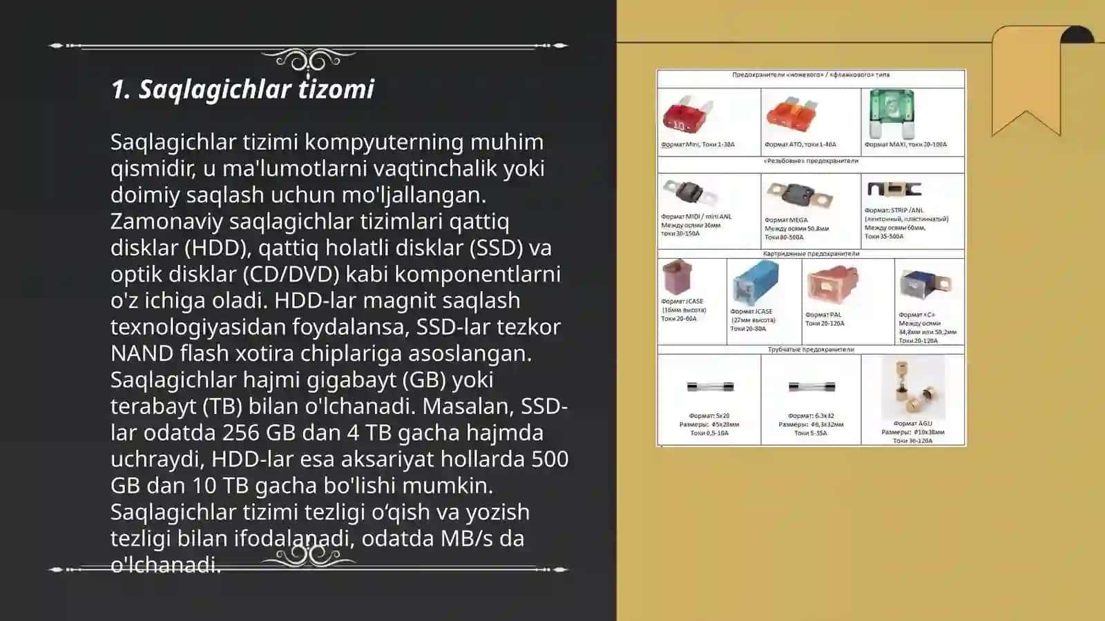 Saqlagichlarning turlari va vazifasi 3
