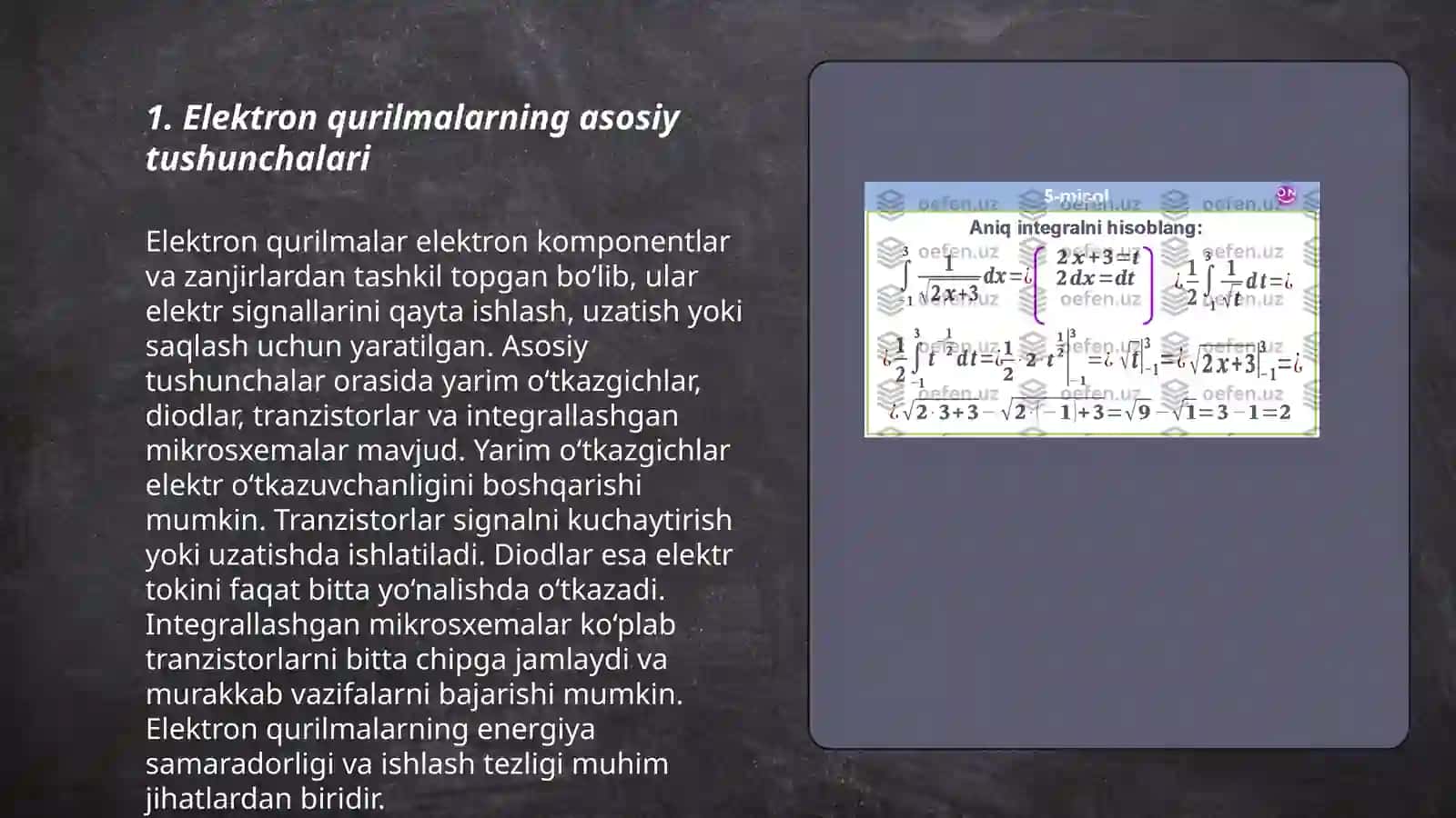 Elektron qurilma integral mikrosxema 3