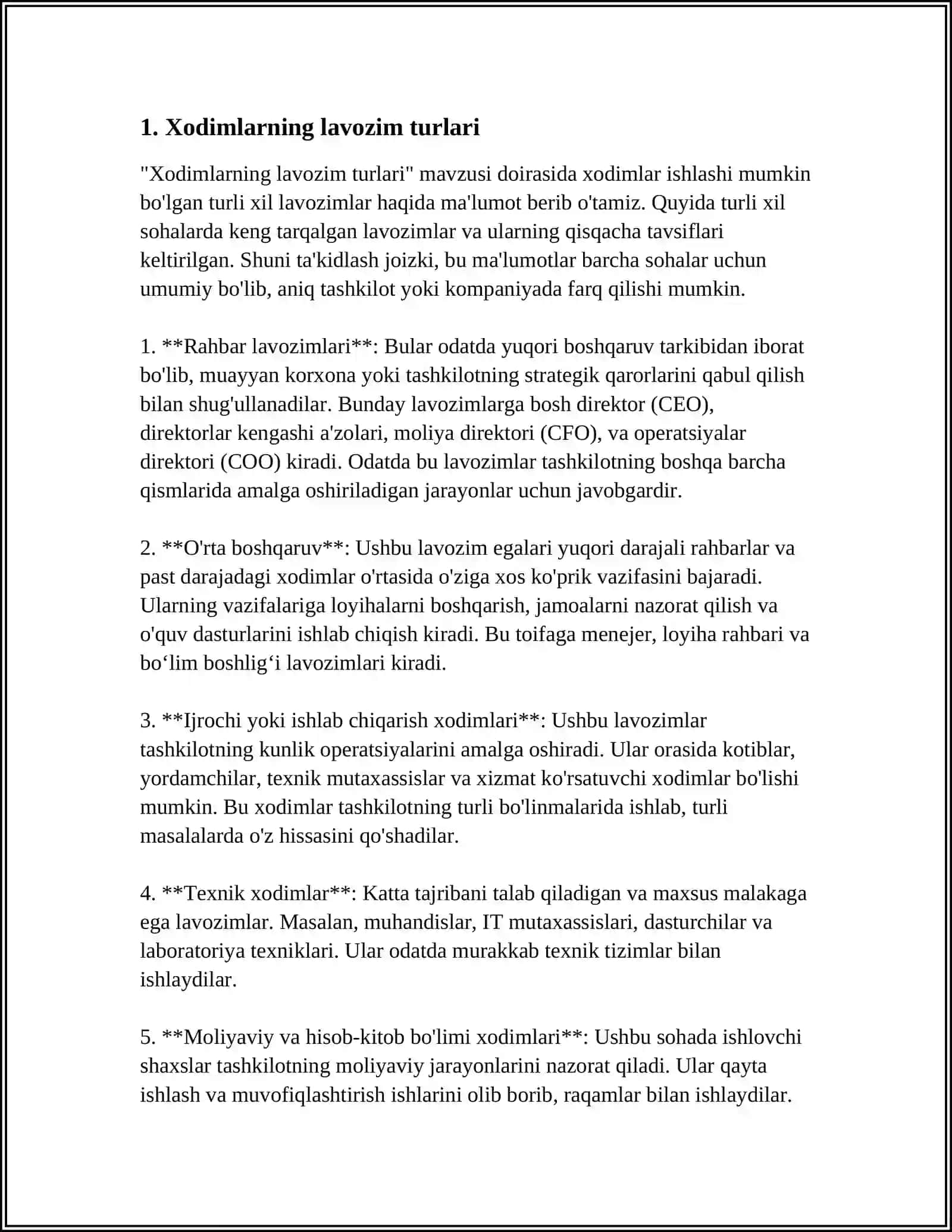 XODIMLAR TIPOLOGIYASI 3