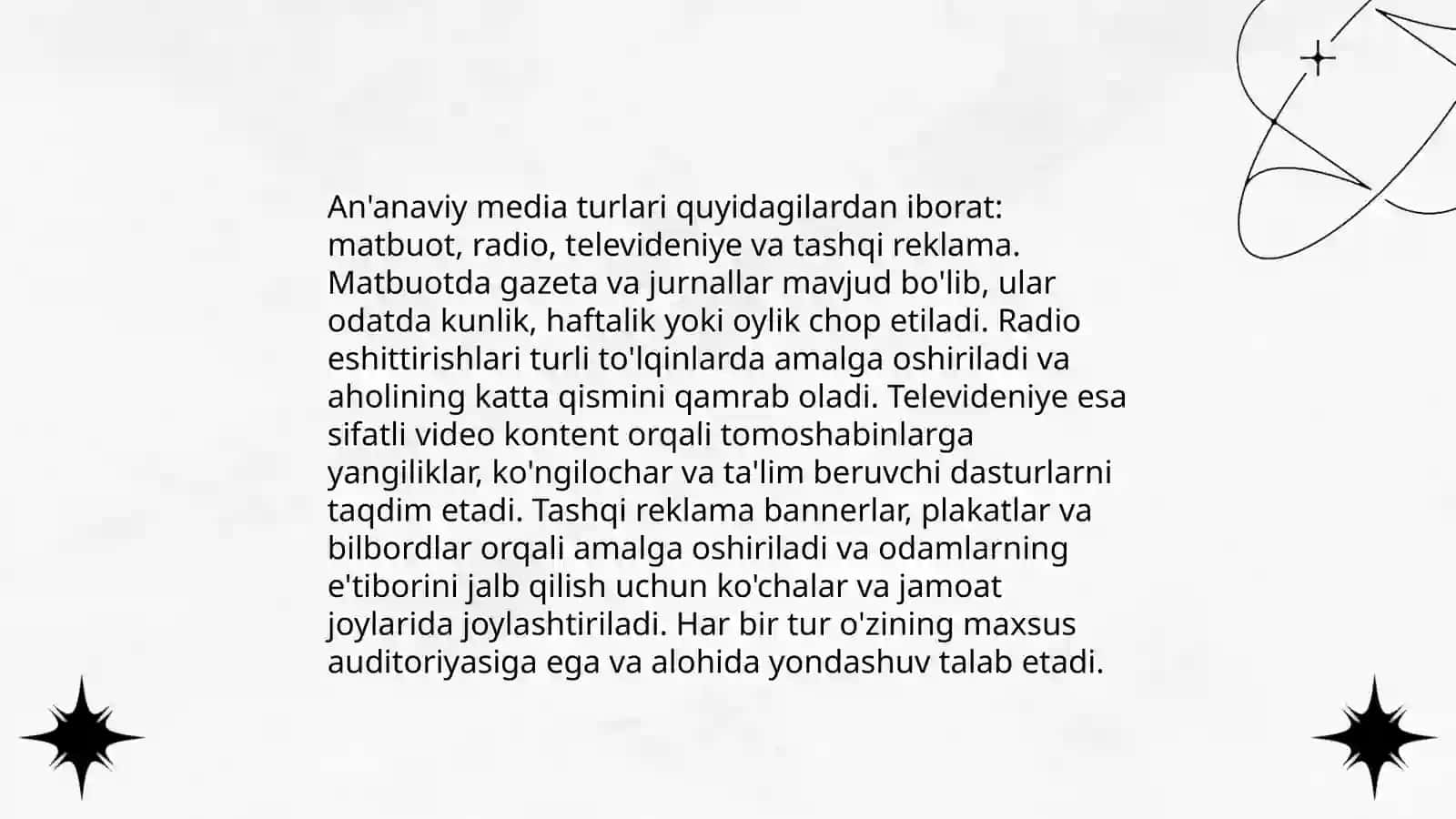 An'anaviy va raqamli media 3