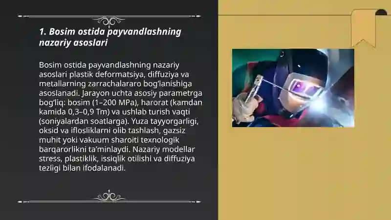 Bosim ostida payvandlash 3