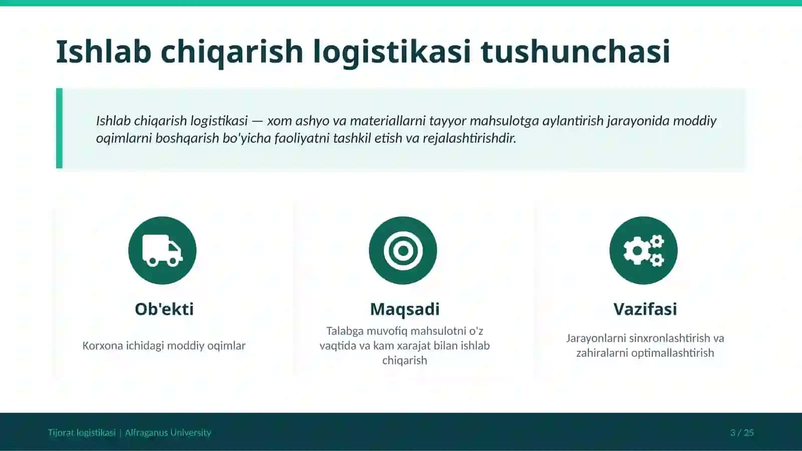 Ishlab chiqarish logistikasi 3
