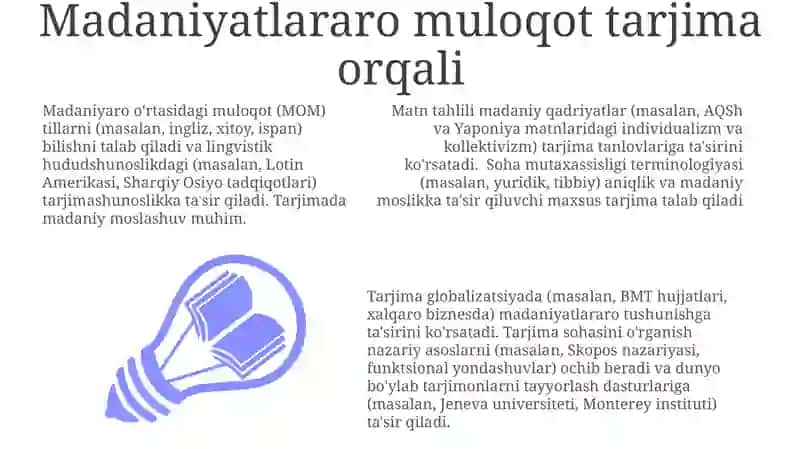 Tarjimashunoslik: Lingvistik nuqtai nazar 3