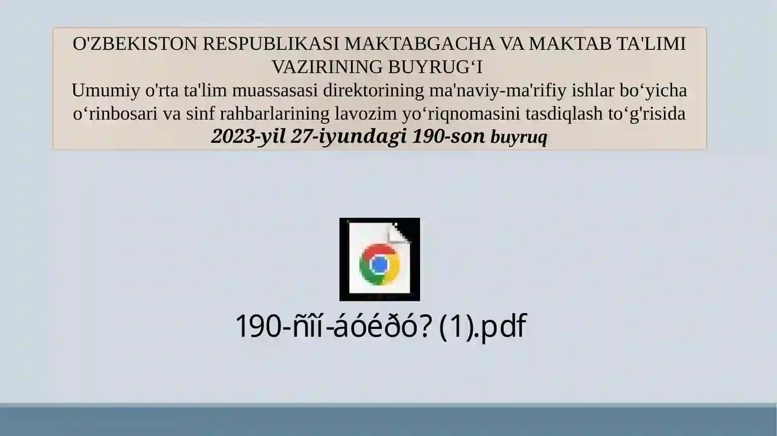 Tarbiyaviy ishlarni tashkil etishda sinf rahbarining o‘rni 3