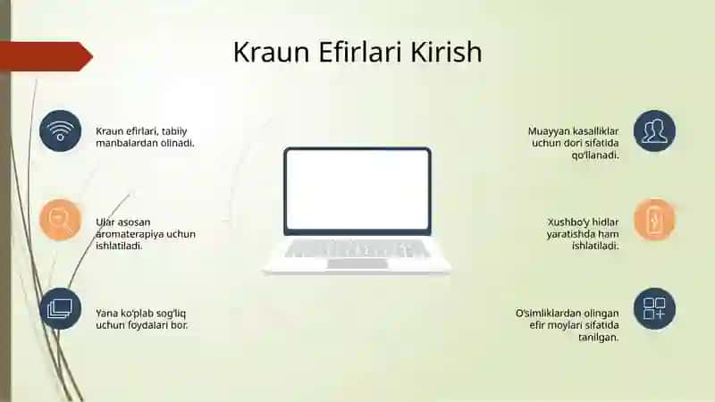 Kraun Efirlari dori vositlari sifatida 3