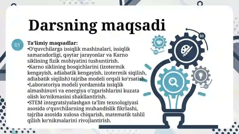 OCHIQ DARS ISHLANMASI 3