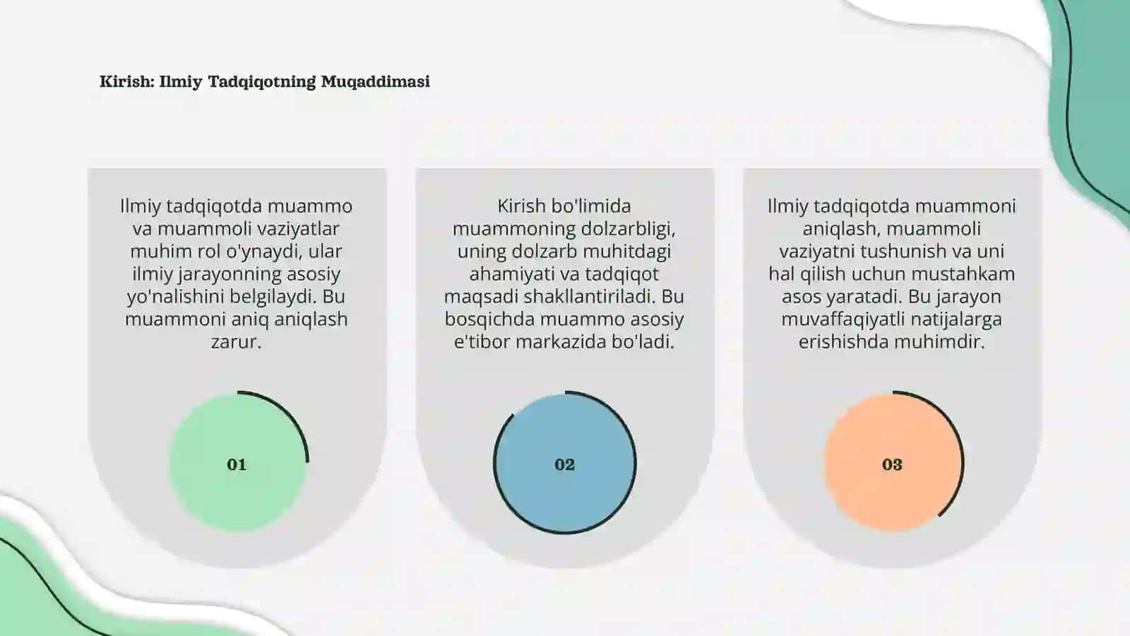 Ilmiy tadqiqotda muammo va muammoli vaziyat 3